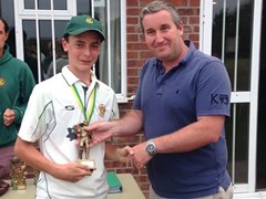 Under 14's Batsman of the Year Will Spicer